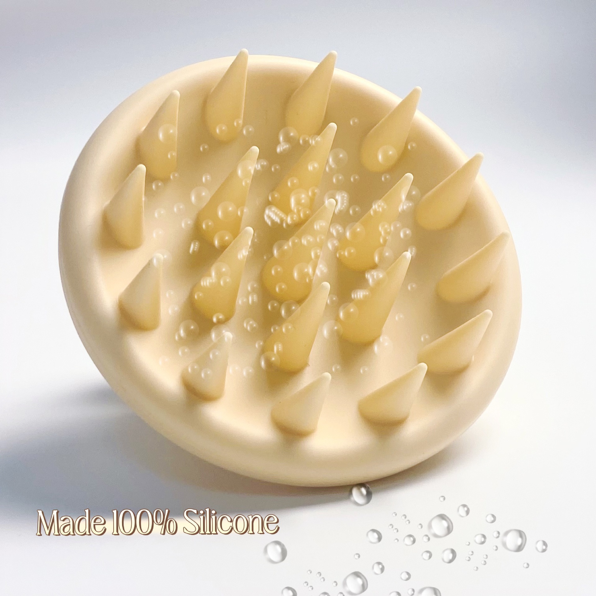 Silicone Scalp Massage Brush Head Cleaner Shampoo Comb Soft Baby Silicone Shampoo Brush Portable Hair Washing Tool