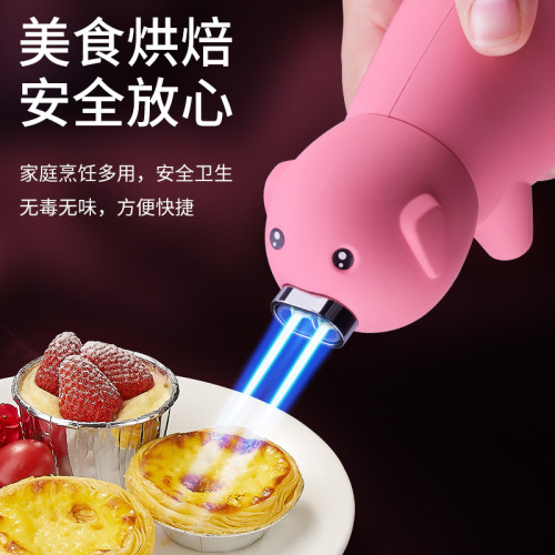 Extra large snot piggy double fire lighter creative internet celebrity same style small airbrush moxibustion cigar as a gift for boyfriend