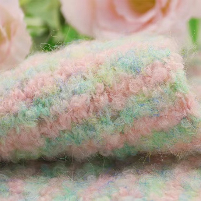 【纱线批发】 2.8羊毛大圈圈纱  色纺圈圈线柔软膨松丝滑花式纱线