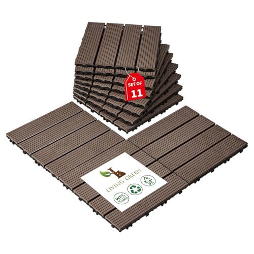 Plastic Wood Flooring for Outdoor Courtyard Self-Laying Terrace Renovation Outdoor Balcony Frame-Free Floor Bathroom Splicing Flooring