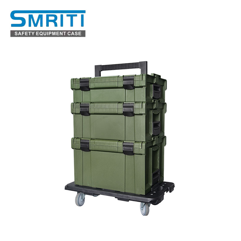 SMRITIS4133露营收纳储物一体箱组合卡扣式配无人机箱工具箱