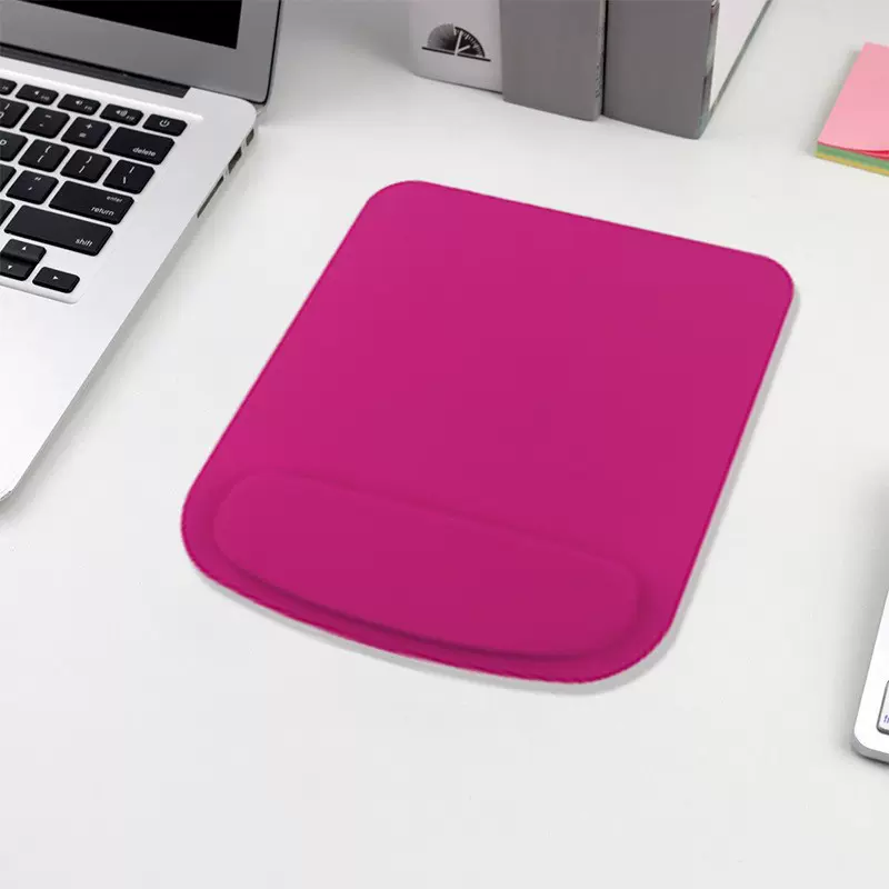 E03工厂直销 方形鼠标垫加厚纯色海棉eva柔软舒适护腕垫高弹性护