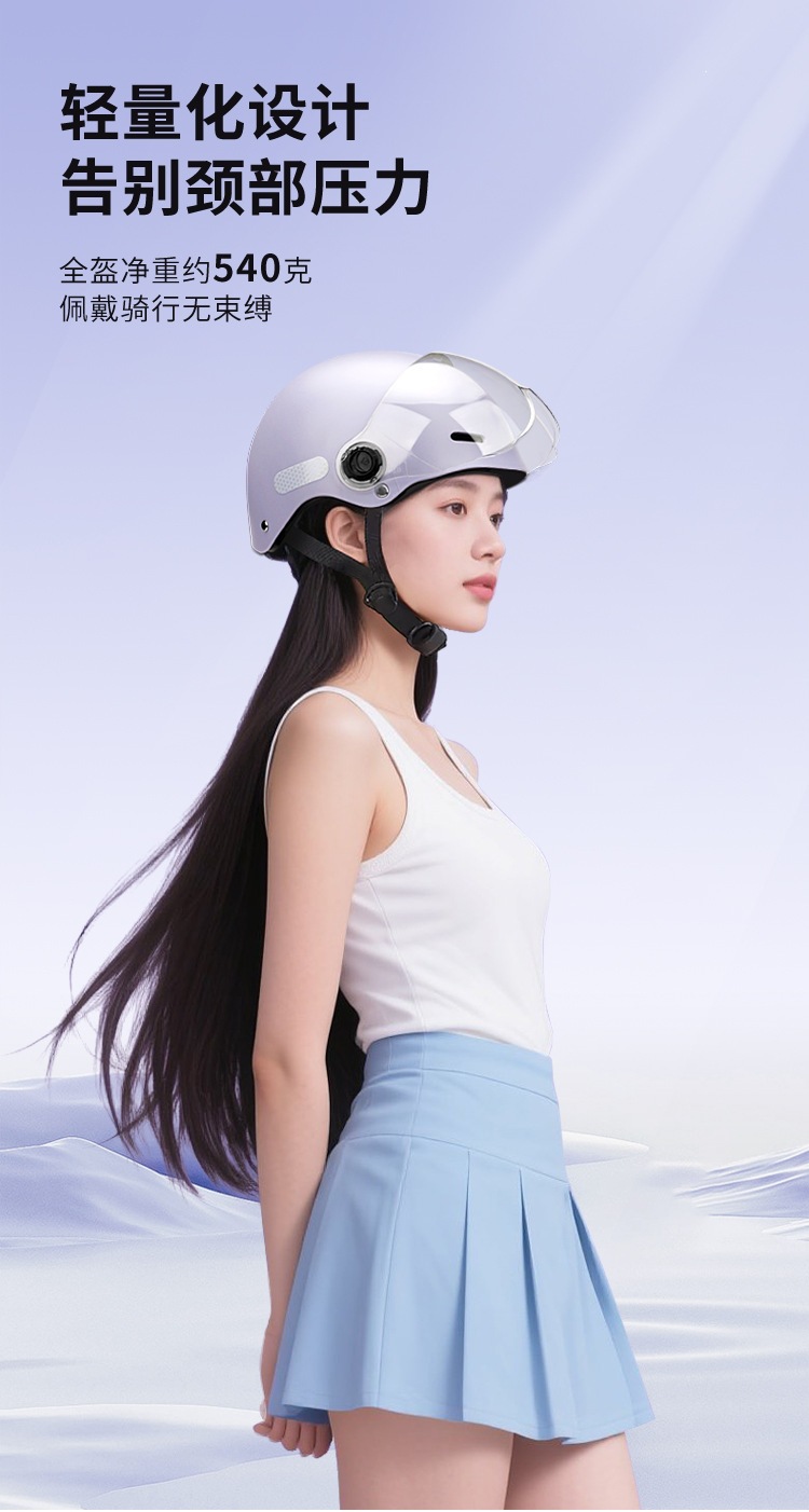 Foreign trade style electric motorcycle helmet, men's electric scooter half helmet, women's all-season sun protection safety helmet