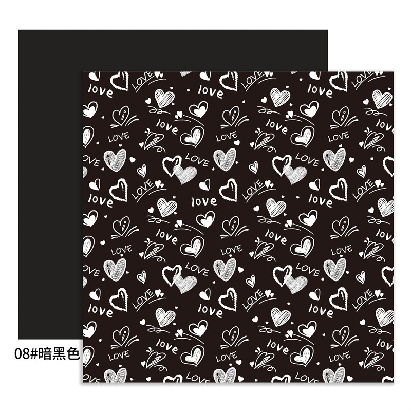 Fabricante de fiestas de flores al por mayor nuevos productos transfronterizos, ramo de San Valentín, papel de embalaje, floristería, papel de embalaje de flores a prueba de agua, materiales