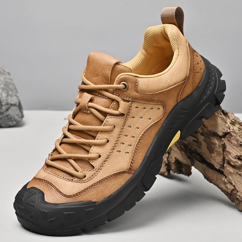 Zapatos de senderismo de gran tamaño 4546 para hombre 2024 otoño nuevos zapatos casuales al aire libre Baotou suela suave zapatos de herramientas antideslizantes y resistentes al desgaste
