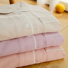 如是69-秋冬新款情侣睡衣纯棉磨毛男女款冬季保暖大码无印家居服