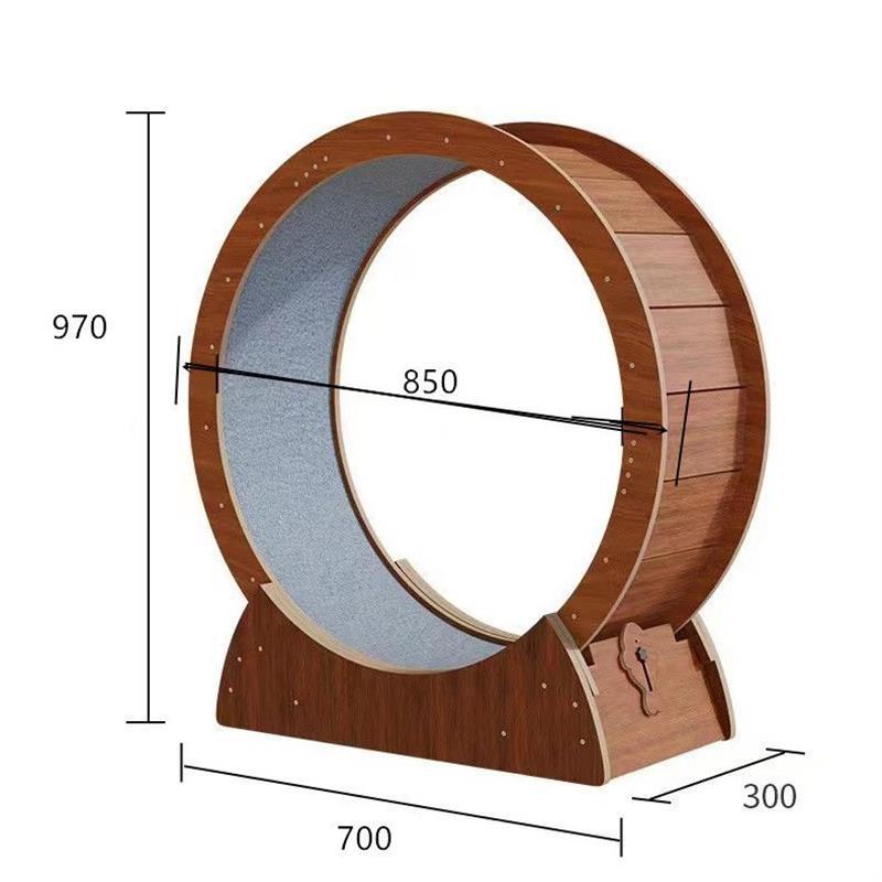 월넛 컬러 밀도 보드 중간 크기(5kg 이내)