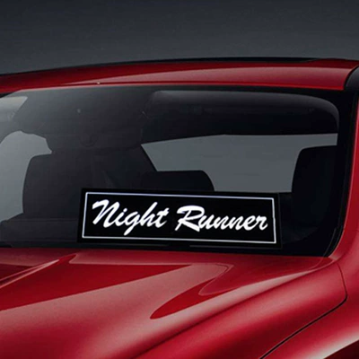 Cold light sheet Car Stickers 3V Voice Controlled Five
