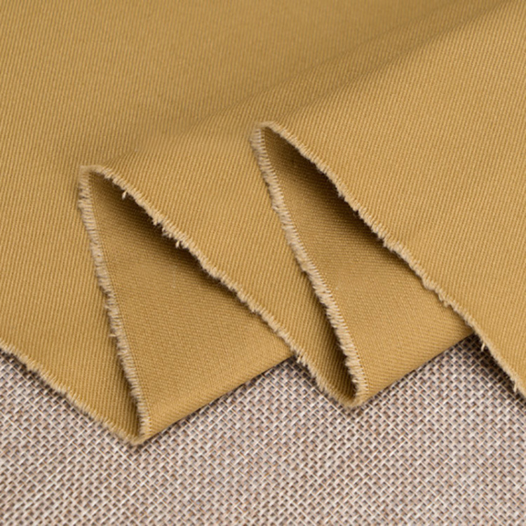 Tejido de inventario al por mayor 100% algodón 16 * 10 tela de algodón twill gruesa