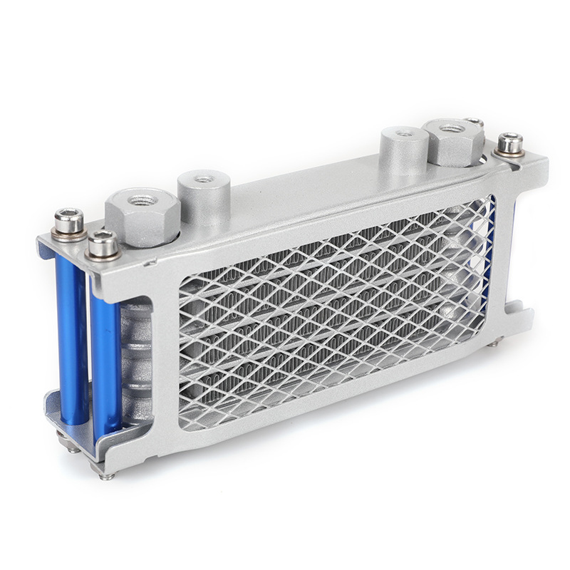 Off-road motorcycle modified oil cooler little monkey high race radiator four-color oil cooler fuel pipe screw