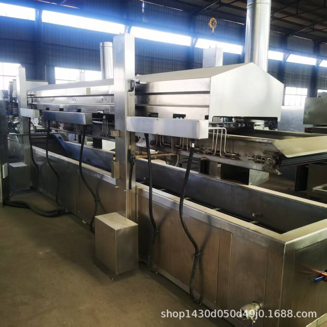 小酥肉油炸流水线全自动油炸机网红鸡爪油炸机甜不辣油炸流水线面