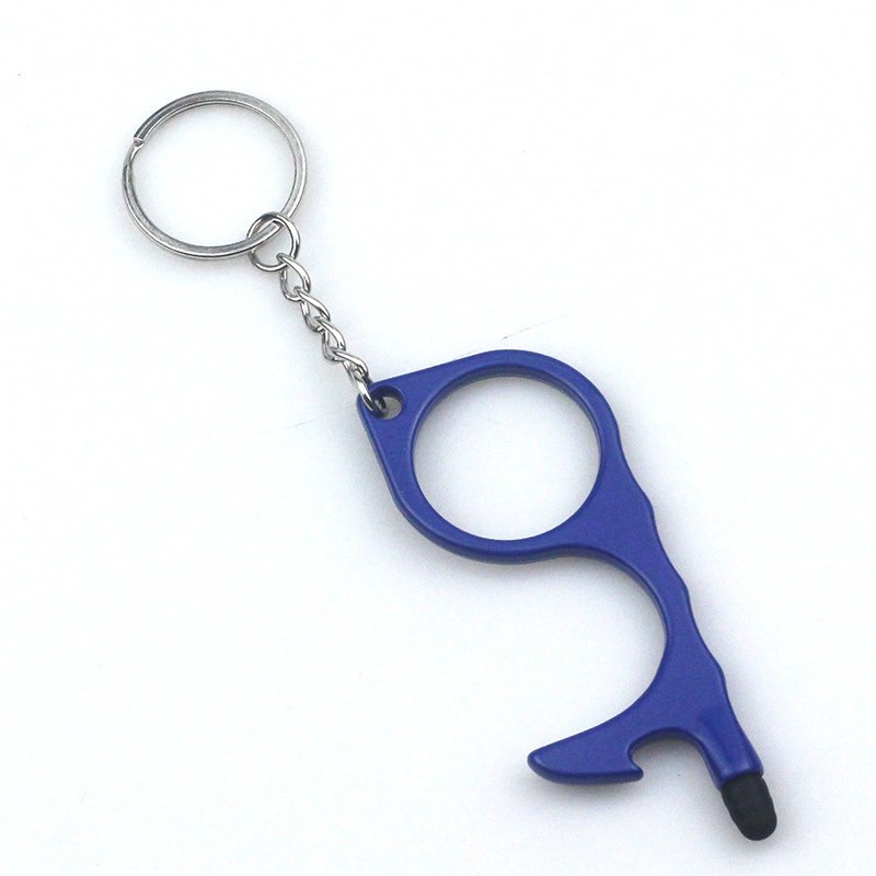 Simple Style Solid Color Alloy Plating Keychain display picture 5