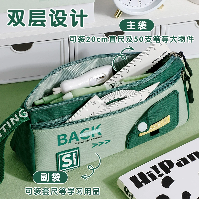 Канцелярские принадлежности для учащихся начальной школы, простой мальчик для начальной школы, детский новый, для девочек, для школьников, супер канцелярские принадлежности, коробка для ручек, холст