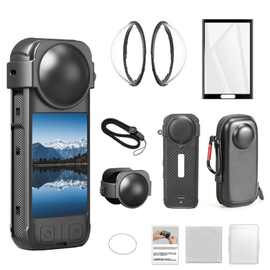 适用 Insta360X4镜头保护组合套装防护镜头盖套件防刮擦