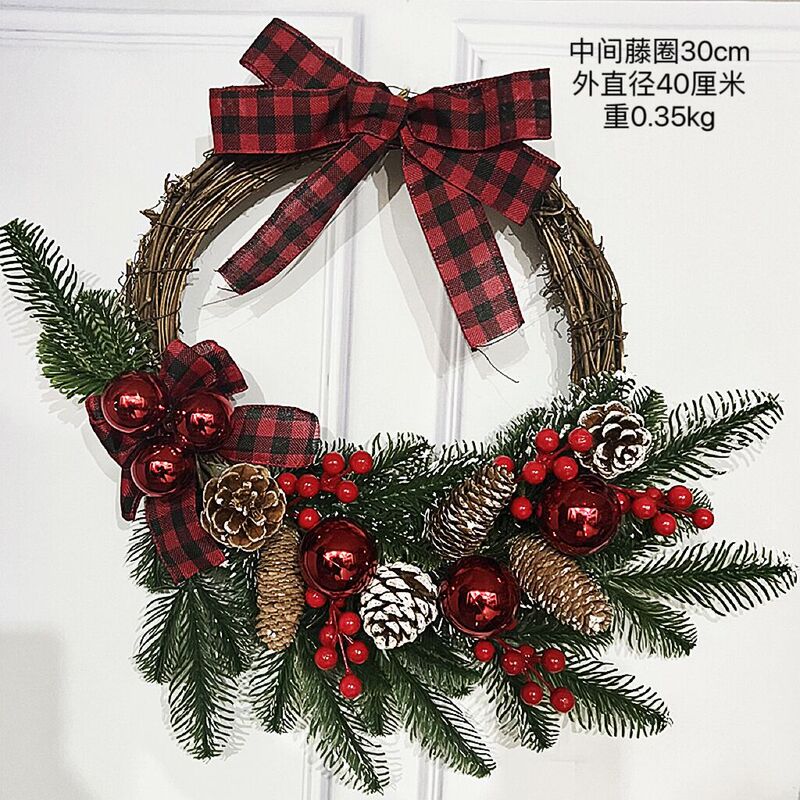 クリスマス装飾pe藤枝倒掛木クリスマス花輪牛角藤門掛藤条デパート店舗門口配置|undefined