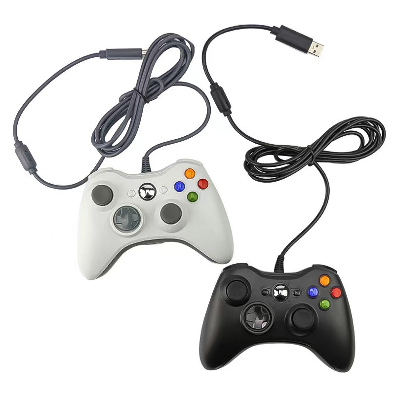 Suministro directo de fábrica de gamepad XBOX360, gamepad de Steam de conexión directa con cable sin unidad para computadora