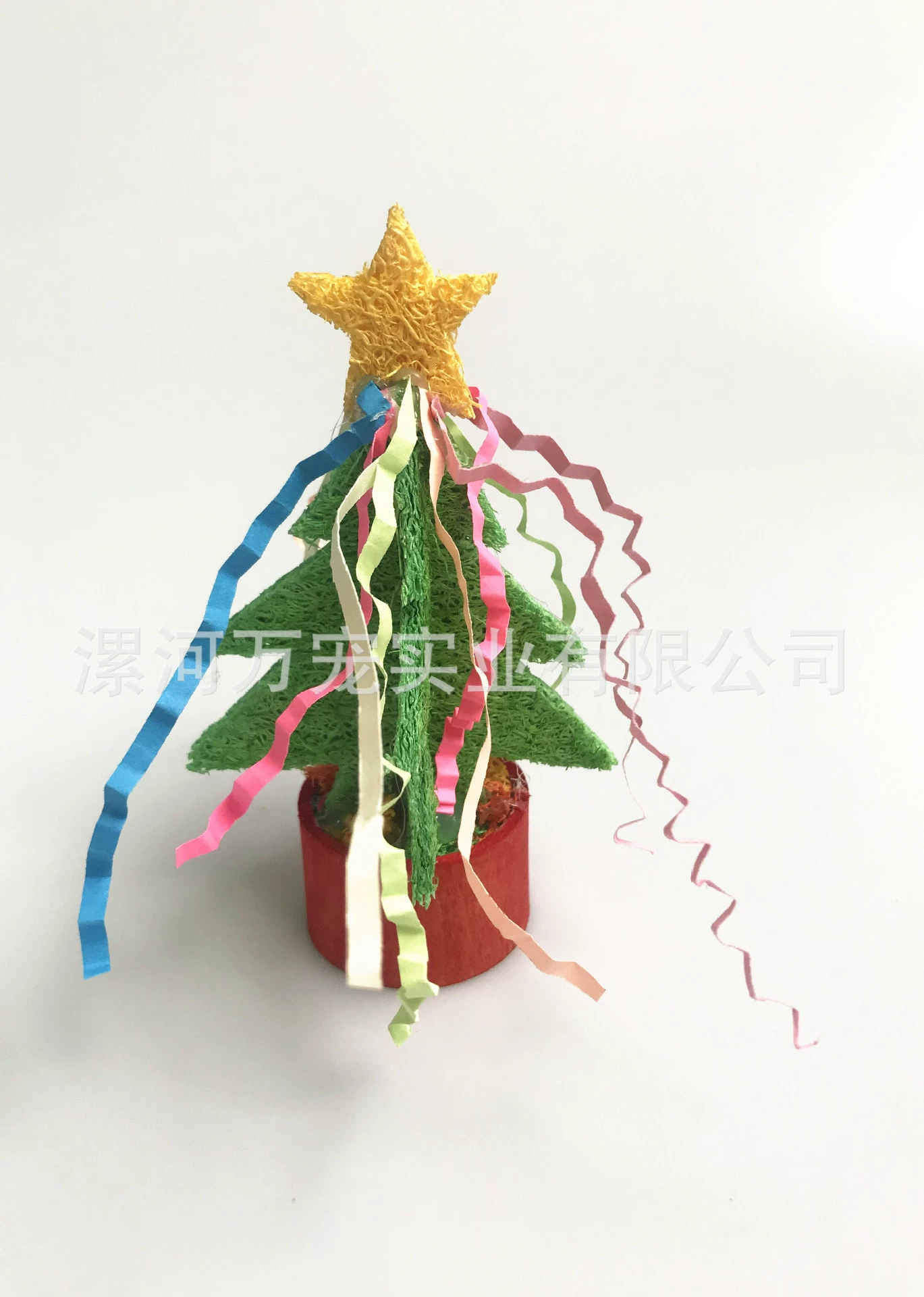 Прямые поставки от производителя игрушек для питомцев в виде ёлки из люфы на Рождество