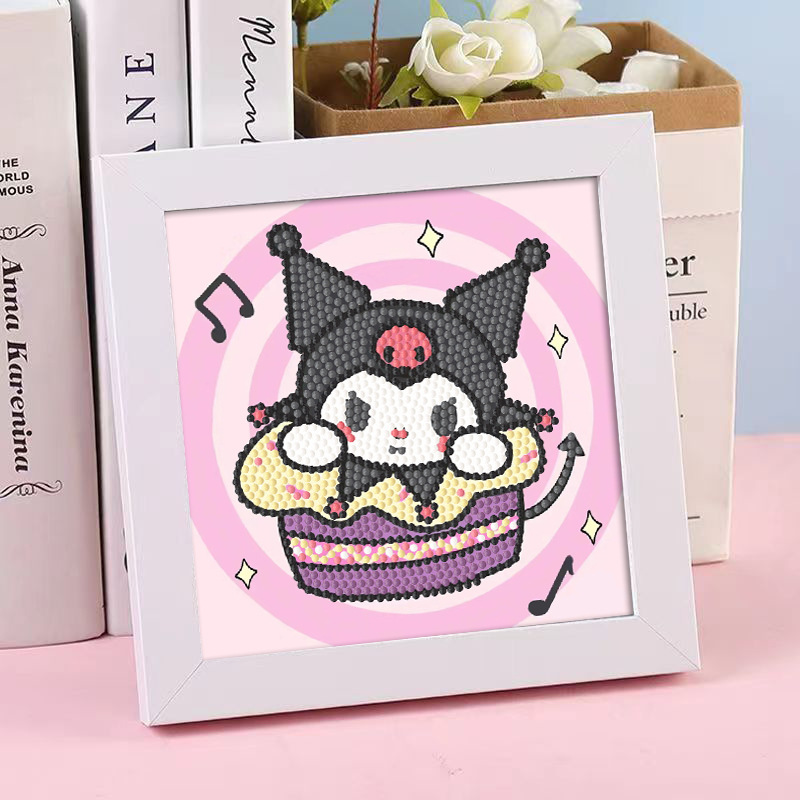 Diamante infantil DIY hecha a mano con material de marco paquete de dibujos animados Sanliou pegatinas de diamante regalo al por mayor pinturas de mampostería