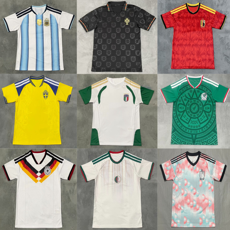 2627 National Team Football Jerseys Argentina Italy Mexico Portugal Spain Germany Match Football Jerseys