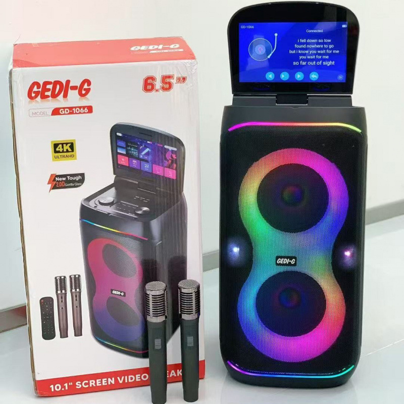 Gd-1066 Dual 6.5 Square Dance Jukebox Video Audio All-In-One Large Screen 55W Home Ktv Karaoke Machine