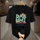 Stall Hong Kong wind ice silk t-shirt men's printed ice animation men's short sleeve summer factory direct wholesale breathable t-shirt