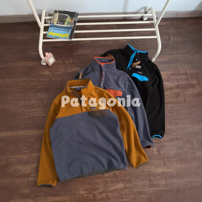 Cross-Border Supply 25Pata Bata Polar Fleece Fleece Stand-Up Pullover Jacket Jacket for Men and Women, One Piece Drop Shipping