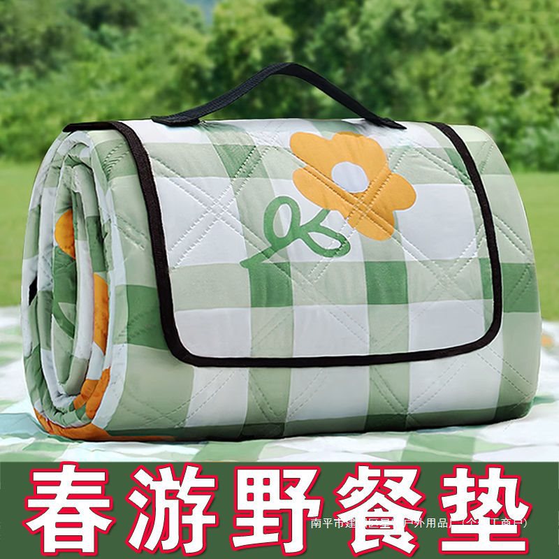 야외 피크닉 매트, 방습 천, 두꺼운 휴대용 방수 봄 나들이 매트, 잔디 공원 캠핑 텐트, 해변 쿠션