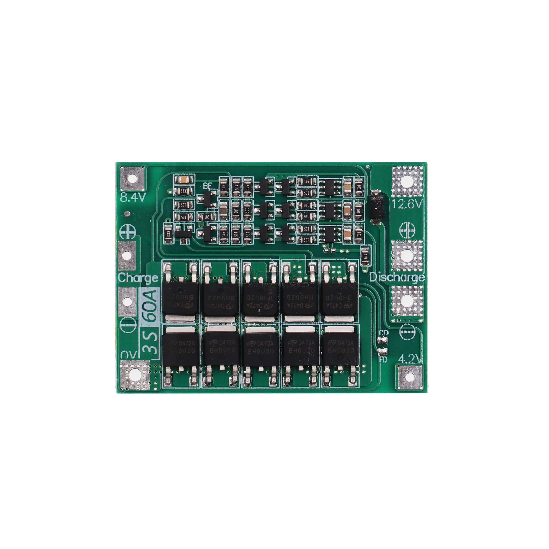 Защитная плата для литиевой аккумуляторной батареи серии 3 11.1V 12.6V 60A порт