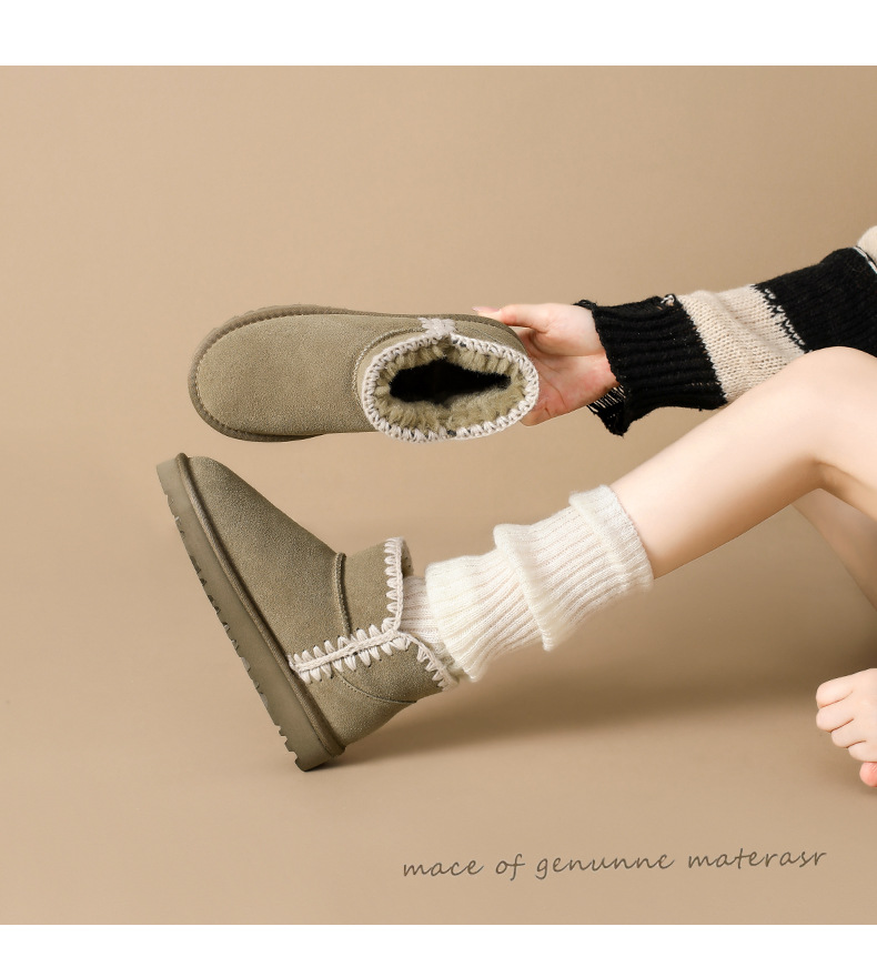 Bottes de neige d'hiver pour femmes, chaussures pour hommes, bottines d'automne et d'hiver, bottes chaudes à la mode pour femmes et hommes, baskets de sport en plein air, 2025_voghion.com