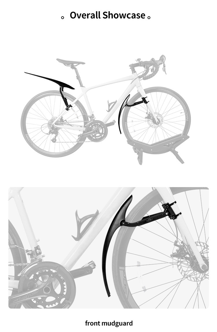 Bicycle Fenders, Mountain Bikes, Road Bikes, Adjustable Rear Wheel Mudguards, Cycling Rain Protection Boards, Exclusively for Cross-Border Sales