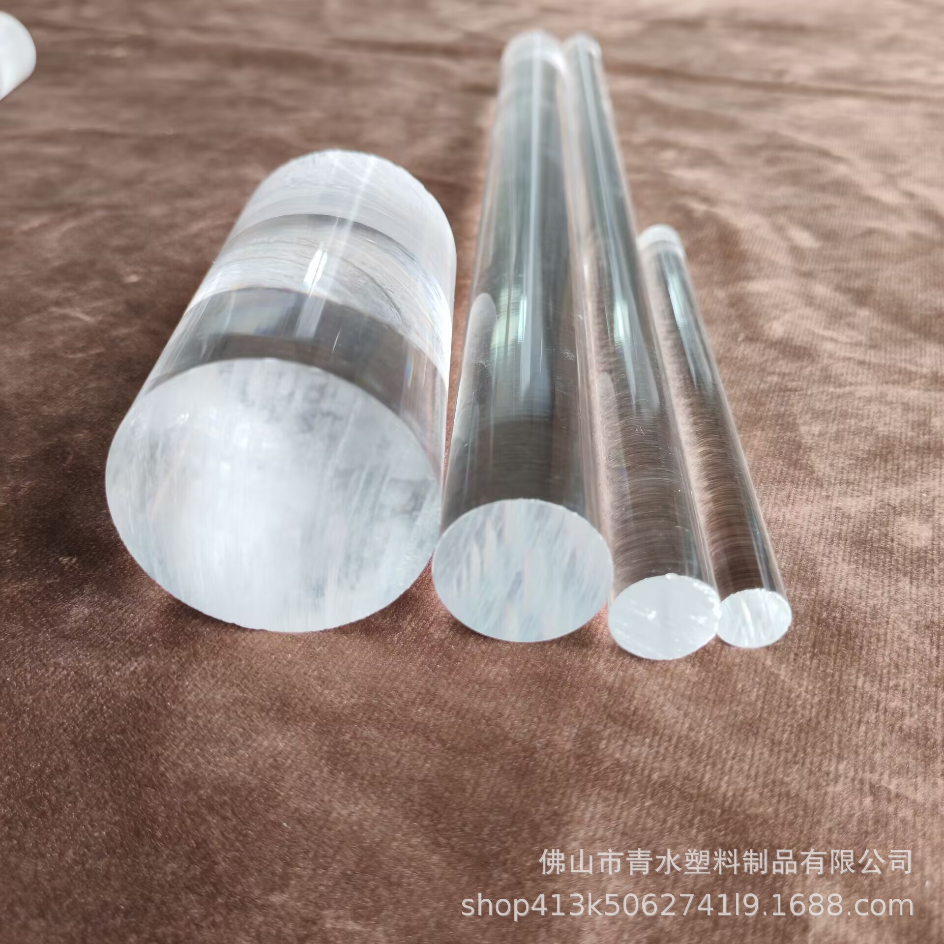 高透明亚克力圆棒有机玻璃棒导光棒柱实心棒PMMA塑料圆柱加工定制
