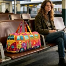 �羳Hippie Bohemian Quilted Weekender Travel Bag��ĩ���а�