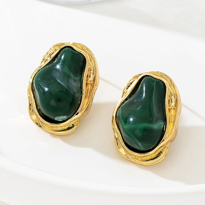 欧美跨境饰品 巴洛克镶嵌彩色异形珍珠戒指 复古不规则合金rings|undefined