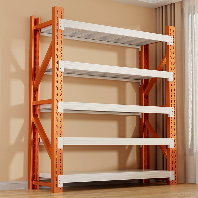 Складские полки для хранения бытовых полок утолщенные железные полки для хранения подвалов складов