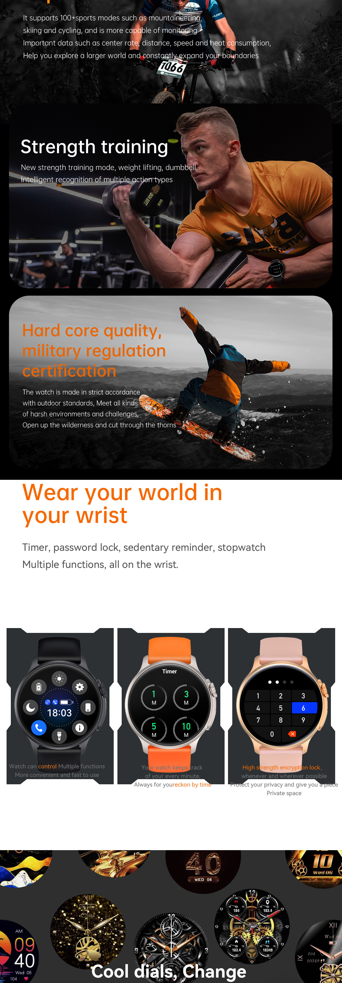 Smart Watch K58 1.43 inch Screen Ultra Series Bluetooth Call_voghion.com