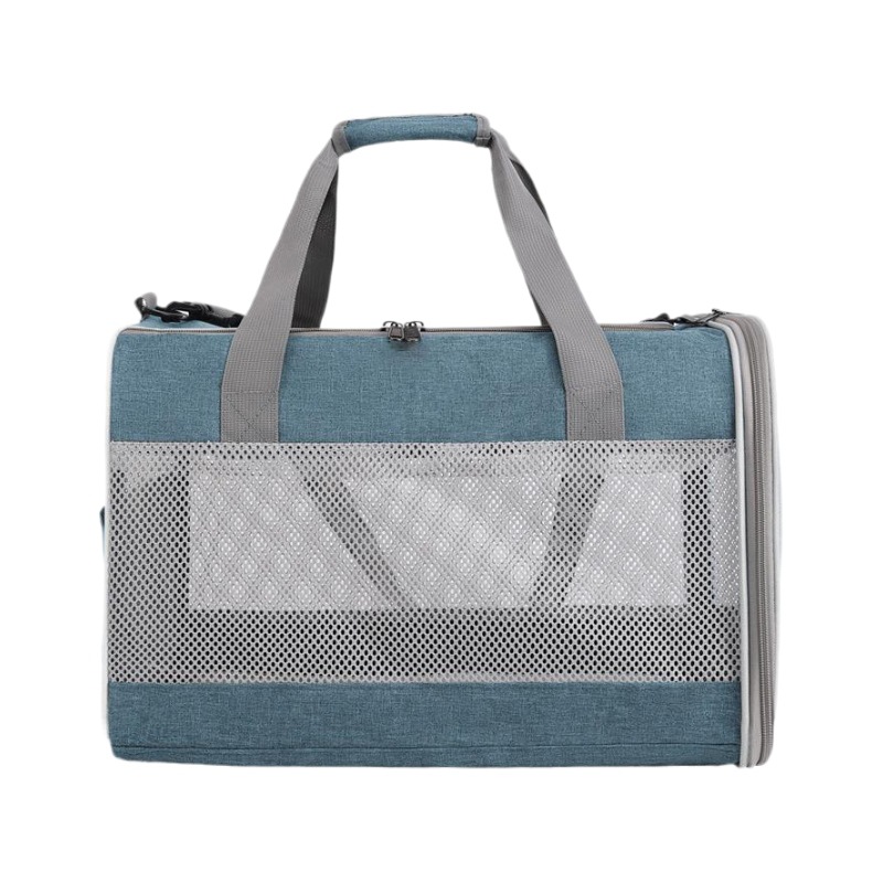 Nuovo, con più scomparti, pieghevole, borsa per gatti portatile per uscite, grande capacità, zaino a tracolla per animali domestici_voghion.com