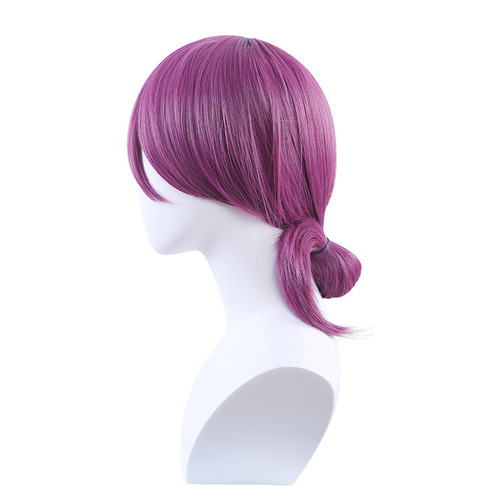 Electric Saw Man Lese Cos Hair - Chainsaw Man, Bomb Devil Purple Little Braids Anime Cosplay Wigs