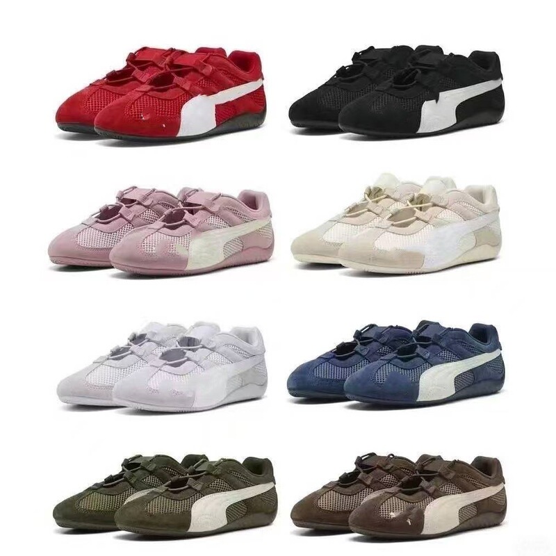 New Speedcar Go Racing Shoes Pm Comfortable and Fashionable Ballet Shoes Mesh Retro Versatile Casual Women's Shoes