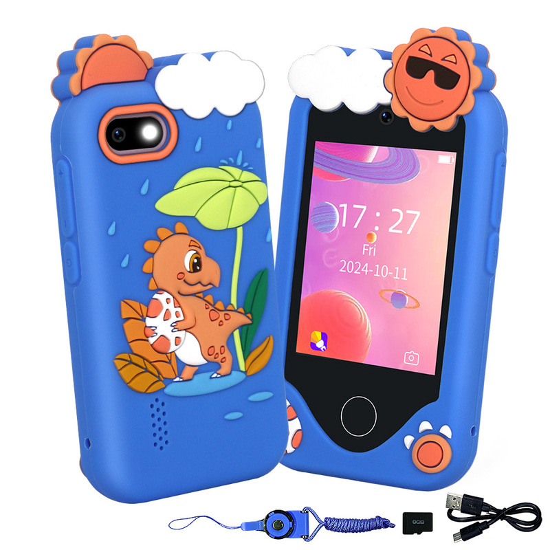Educational Early Learning Machine, Touch Screen, Dinosaur Rainbow Horse Photo and Video Game Console, Gift Children's Mobile Phone Camera Educational Early Learning Machine, Touch Screen, Dinosaur Rainbow Horse Photo and Video Game Console, Gift Children's Mobile Phone Camera