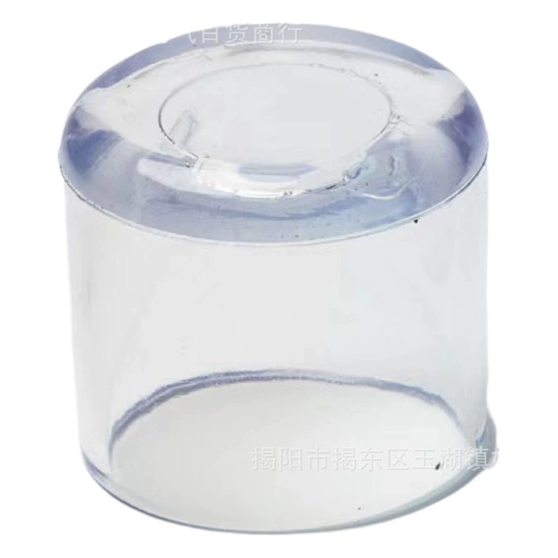 Прозрачный чехол для ног стула, мягкий резиновый стол и подушка для ног стула, нескользящая износостойкая утолщенная Крышка для ног стола, защитная накладка для деревянного пола