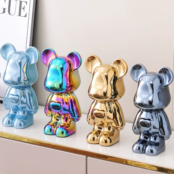 18cm blue+colorful+gold+gray