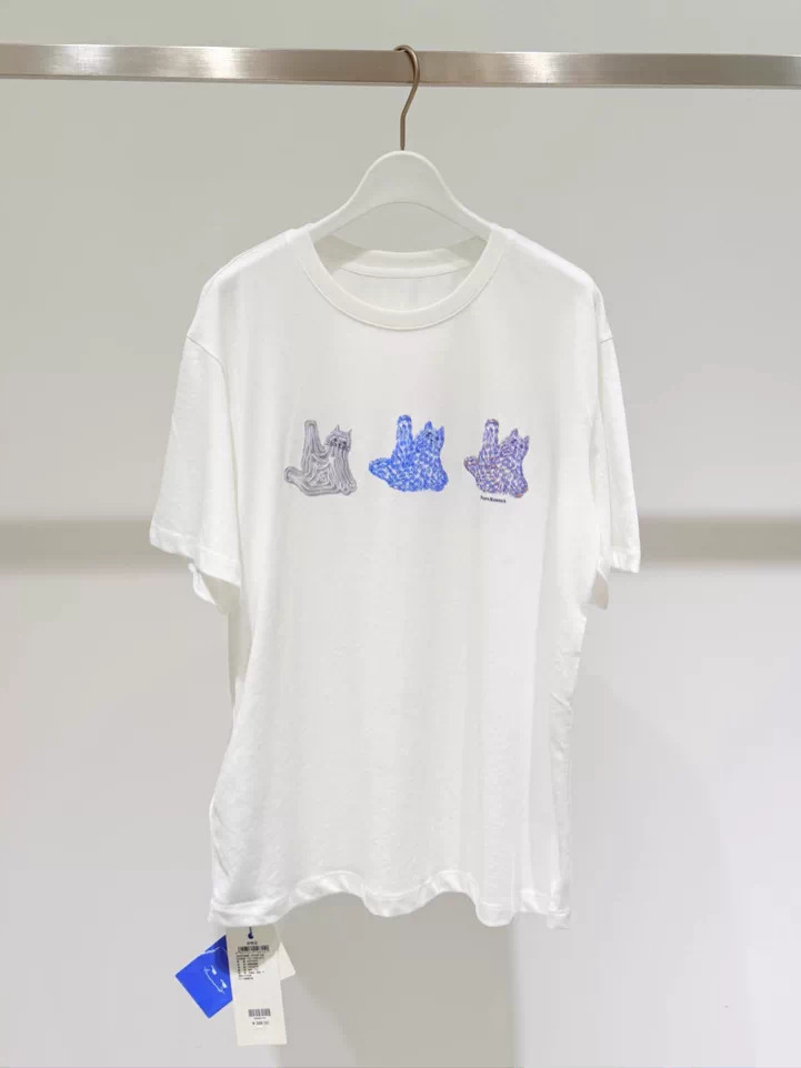 M** Meng Women's 2026 Summer New White Cartoon Casual Style Loose…