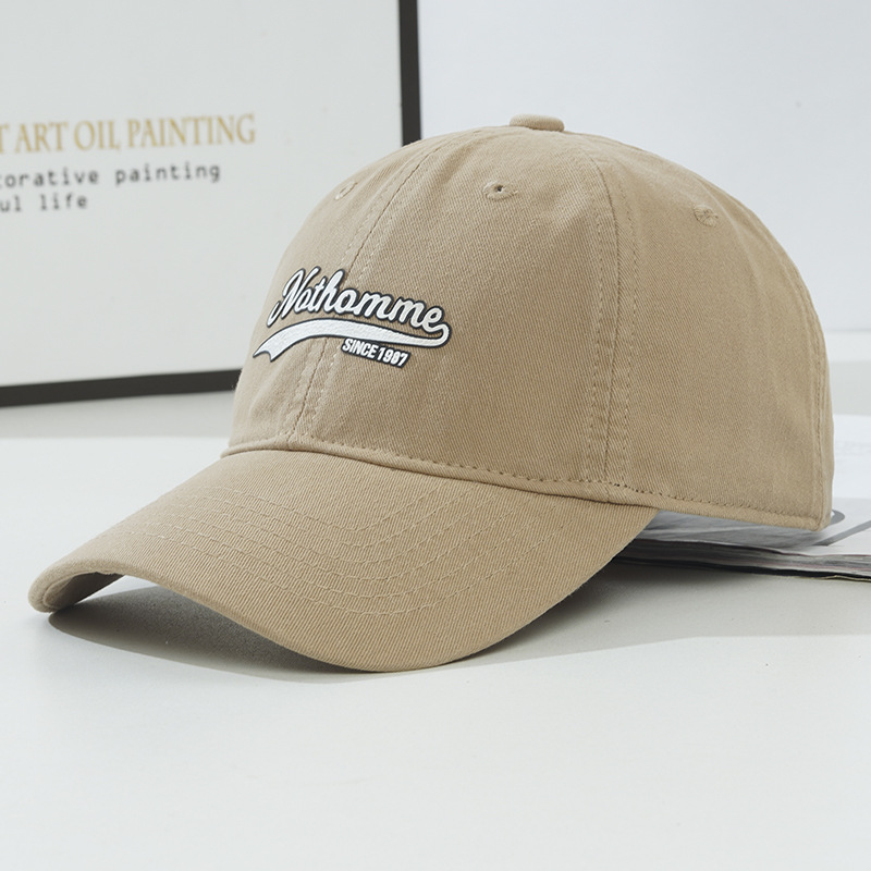 Nuovo da donna colla stampa Soft Top Baseball versione coreana Tide Wash approfondisce il viso Mostra piccolo cappello con lingua d'anatra da uomo_voghion.com