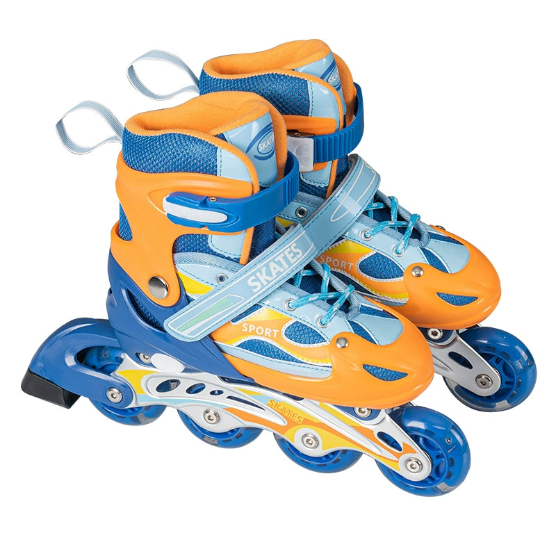 Children's roller skates for boys for beginners, adjustable set, full set