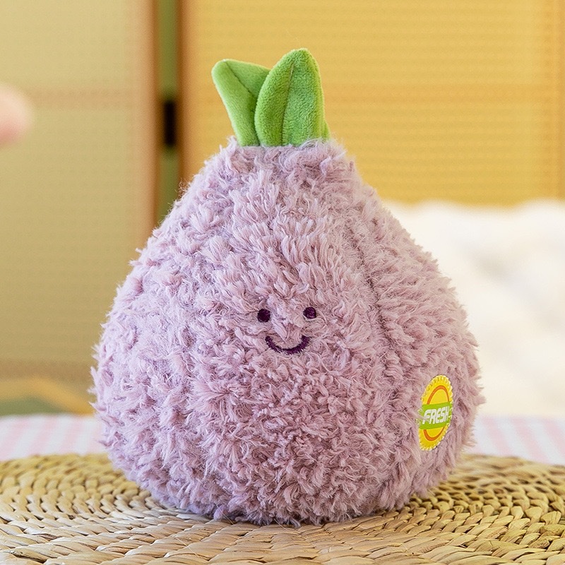 Muñecas de frutas y verduras transfronterizas de 8 pulgadas arrojar muñecas de agarración muñecas de lotes lindas simulaciones de frutas y verduras juguetes de peluche