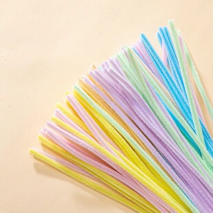 Twist Bar Macaron Color Mixed Color Encryption Handmade Tops Children's DIY Puzzle Handmade Art bouquet Material Bag
