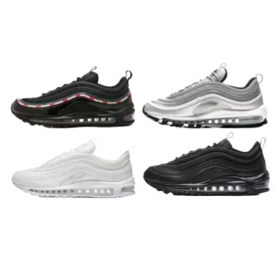 Putian Chunyuan Airmax97 Bullet Running Shoes Air-Cushion Sports Shoes for Men and Women Breathable Cushioning Casual Shoes Export