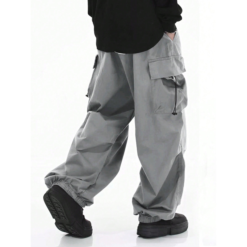 Cross-border AliExpress Japanese Retro Casual Pants Men's Spring and Autumn New Loose Straight All-match Wide-leg Long Pants Cross-border AliExpress Japanese Retro Casual Pants Men's Spring and Autumn New Loose Straight All-match Wide-leg Long Pants