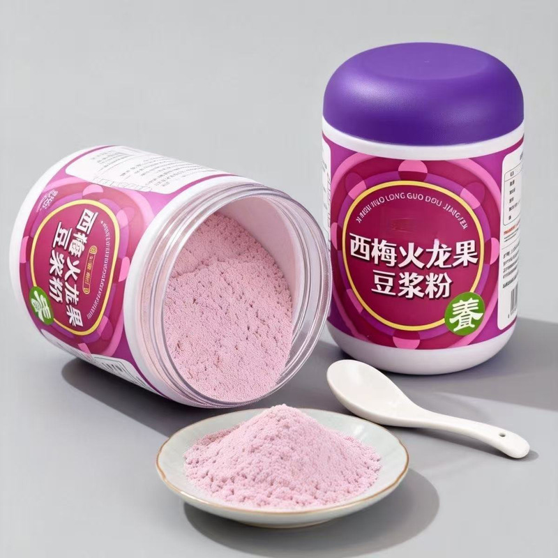 Prune Dragon Fruit Soy Milk Powder, Oat Bran, Almond, No Added Sugar, Ready-To-Drink High Protein Breakfast Soy Milk Powder Prune Dragon Fruit Soy Milk Powder, Oat Bran, Almond, No Added Sugar, Ready-To-Drink High Protein Breakfast Soy Milk Powder