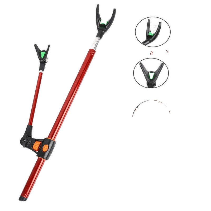 Pescadora de pesca soporte de caña de pesca de acero inoxidable caja de pesca soporte de mano de pesca silla de pesca ultra dura engrosada fábrica de marco de cañón